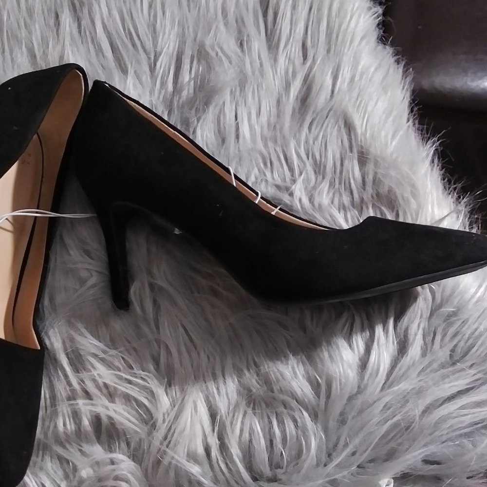 Women's Gemma Pointed Toe Pumps - A New Day Black - Picture 4 of 6